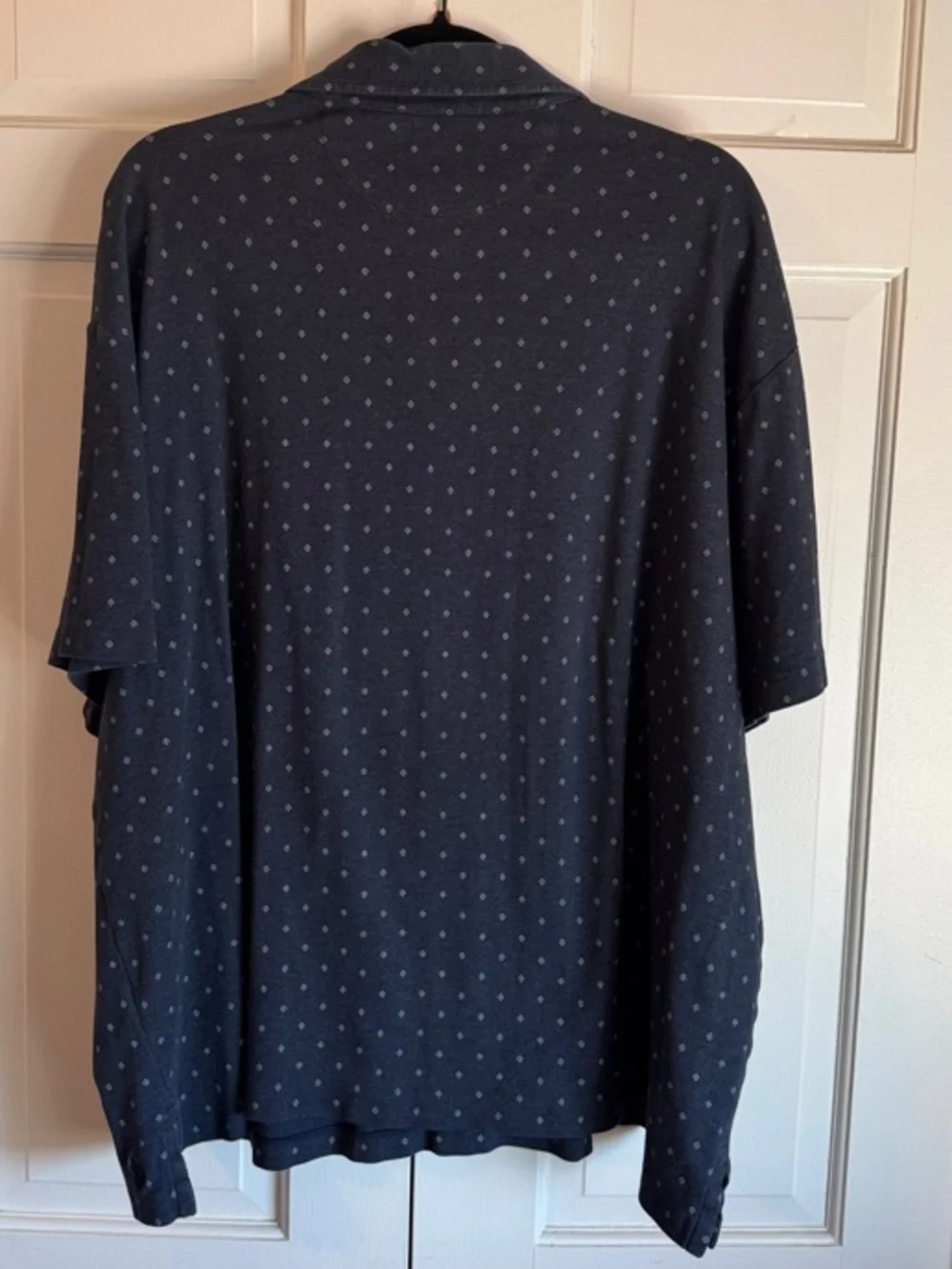 GUC Polo by Ralph Lauren Navy Micro Diamond Dot Polo Shirt 3XB 3G 3X
